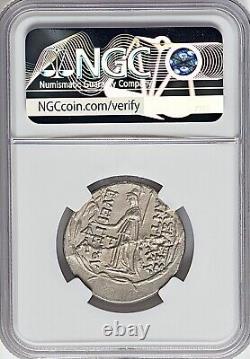 138-129 BC Seleucid Kingdom Antiochus VII AR Tetradrachm Silver NGC Choice XF