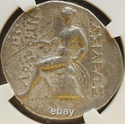 223-211 BC Antiochos III The Great Silver Tetradrachm NGC CH Fine (Antiochus)