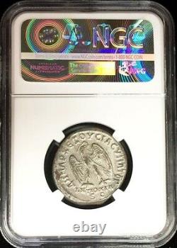 244- 249 Ad Roman Antioch Bi Tetradrachm Philip I Eagle Coin Ngc Extremely Fine