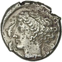 #31104 Coin, Sicily, Syracuse (450-410 BC), Arethusa, nymph, Tetradrachm