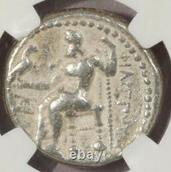 323-317 BC Kingdom of Macedon AR Tetradrachm Philip III NGC Ch F B-3