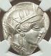 440-04 Bc Ancient Greece Athens Ar Tetradrachm Ngc Ms 3/5 3/5 First Reserve Curr