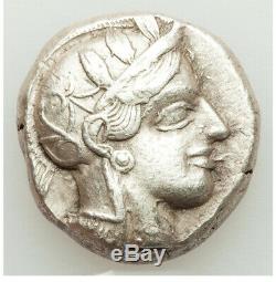 440-404 BC Ancient Greece Attica Athens AR tetradrachm Choice XF MID CYCLE OWL