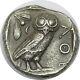 449-413 Bc Ancient Attica Athens Greek Owl Tetradrachm Silver Anacs Photograde
