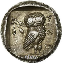 #513276 Coin, Attica, Athens, Tetradrachm, 500/490-485/0 BC, AU(50-53), Silver