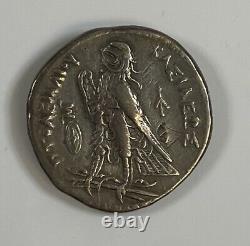 51-30BC Cleopatra VII BI Silver Tetradrachm Ptolemy Coin, 14g