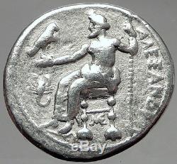 ALEXANDER III the GREAT 330BC Silver Greek Tetradrachm Coin & MEDALLION i61748