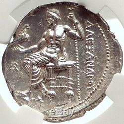 ALEXANDER III the GREAT Mint State TETRADRACHM Silver Greek Coin NGC MS i69568