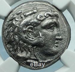 ALEXANDER III the GREAT Silver Tetradrachm Ancient Greek Coin CYPRUS NGC i65992