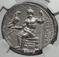 ALEXANDER III the GREAT Tetradrachm Silver Ancient Greek SALAMIS Coin NGC i64149