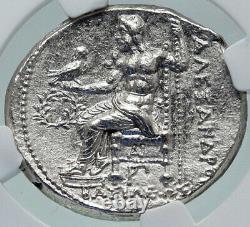 ALEXANDER III the Great Genuine Ancient Silver Greek TETRADRACHM Coin NGC i86402