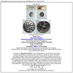 ALEXANDER III the Great OLD Ancient Silver Greek TETRADRACHM Coin ANACS i91595