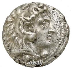 ALEXANDER the GREAT Lifetime Tetradrachm Ancient Greek Silver Coin Herakles Zeus