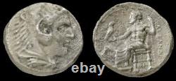 ALEXANDER the GREAT Tetradrachm Lifetime-320 BC Damascus Herakles, Zeus Ram Coin