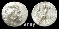 ALEXANDER the GREAT Tetradrachm X RARE Chios. Herakles Sphinx Ancient Greek Coin
