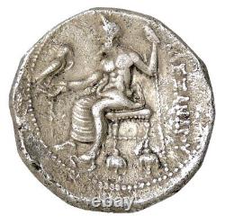 ALEXANDER the Great Rare Lifetime Issue! Phoenicia Tyre mint. Herakles Zeus coin
