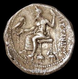 ALEXANDER the Great Rare Lifetime Issue! Phoenicia Tyre mint. Herakles Zeus coin
