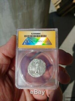 ANACS Roman Nero Syria Tetradrachm 61 AD Silver Beautiful Coin
