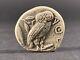 Ancient Greek Coin Attica Athens Owl Silver Tetradrachm Circa. 450 Bc 25mm 17g
