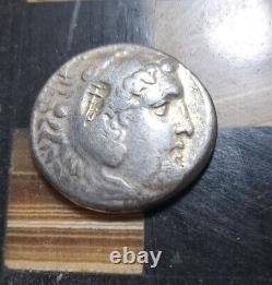 ANCIENT GREEK COIN SILVER TETRADRACHM ALEXANDER THE GREAT 320-280 BC 16.61g 28mm