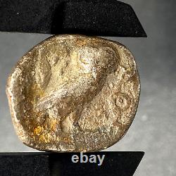 ANCIENT GREEK SILVER COIN OF ATTICA, TETRADRACHM 454 415 B. C! NICE coin 16.69g