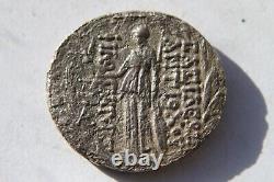 ANCIENT LARGE SILVER COIN TETRADRACHM ANTIOCHUS IX 3/2nd century BC