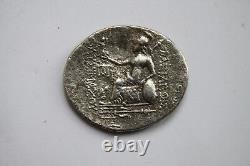 ANCIENT LARGE SILVER COIN TETRADRACHM LYSIMACHUS 4/3rd century BC