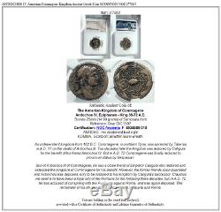 ANTIOCHOS IV Armenian Commagene Kingdom Ancient Greek Coin SCORPION NGC i77883