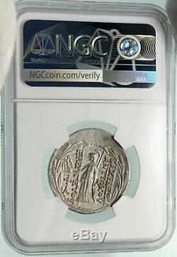 ANTIOCHOS VII Sidetes Ancient Silver Greek TETRADRACHM Seleukid Coin NGC i84881