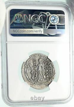 ANTIOCHOS VII Sidetes Ancient Silver Greek TETRADRACHM Seleukid Coin NGC i84884