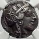 Athens Attica Greece 440bc Ancient Greek Silver Tetradrachm Owl Athena Ngc Au