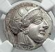 Athens Greece 440bc Ancient Silver Greek Tetradrachm Coin Athena Owl Ngc I80689