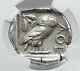 Athens Greece 440bc Ancient Silver Greek Tetradrachm Coin Athena Owl Ngc I80948