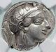 Athens Greece 440bc Ancient Silver Greek Tetradrachm Coin Athena Owl Ngc I86559
