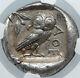 Athens Greece 475bc Ancient Silver Greek Tetradrachm Coin Athena Owl Ngc I88625