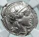 Athens Greece Silver Greek Tetradrachm Coin Athena Full Crest Owl Ngc I86409