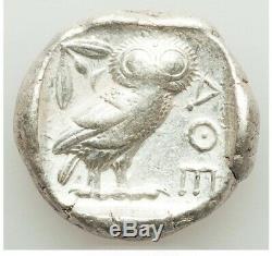 ATTICA Athens 440-404 BC AR tetradrachm obv Athena rev Owl CHOICE XF NO TEST CUT