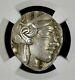 Attica Athens Owl 440-404 Bc Ar Tetradrachm Ngc Ch Xf 5+5 Certified By Wings