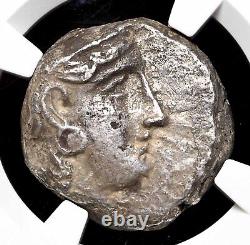 ATTICA, Athens. Silver Tetradrachm, 393-294 BC, Owl, NGC Choice VF