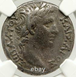 AUGUSTUS 1BC Authentic Ancient Silver Roman Tetradrachm Coin TARSUS NGC i84973