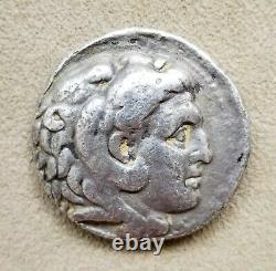 Alexander III the Great Authentic Ancient Greek Silver Tetradrachm Coin with COA