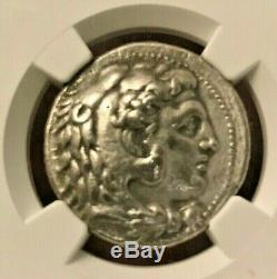 Alexander III the Great Silver Greek Tetradrachm NGC XF fine style