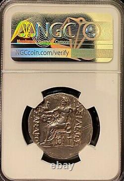 Alexander The Great 125/70BC Odessos Ancient Greek Silver Tetradrachm NGC Ch VF