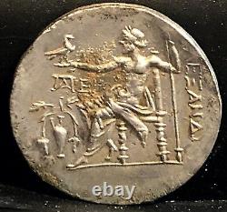 Alexander The Great 188-170BC TEMNOS Ancient Greek Silver Tetradrachm 16.3g 34mm
