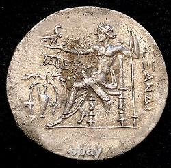 Alexander The Great 188-170BC TEMNOS Ancient Greek Silver Tetradrachm 16.3g 34mm