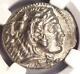 Alexander The Great Ar Tetradrachm Coin 336-323 Bc Certified Ngc Au Nice