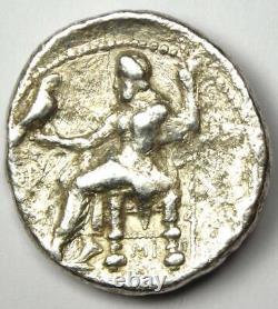 Alexander the Great AR Tetradrachm Silver Coin 336-323 BC VF (Very Fine)