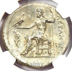 Alexander the Great III AR Tetradrachm 336-323 BC Certified NGC Choice XF (EF)