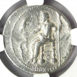 Alexander the Great III AR Tetradrachm 336 BC NGC VF Rare Lifetime Issue