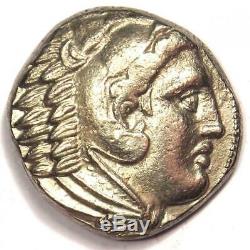 Alexander the Great III AR Tetradrachm Coin 336-323 BC AU Condition Rare